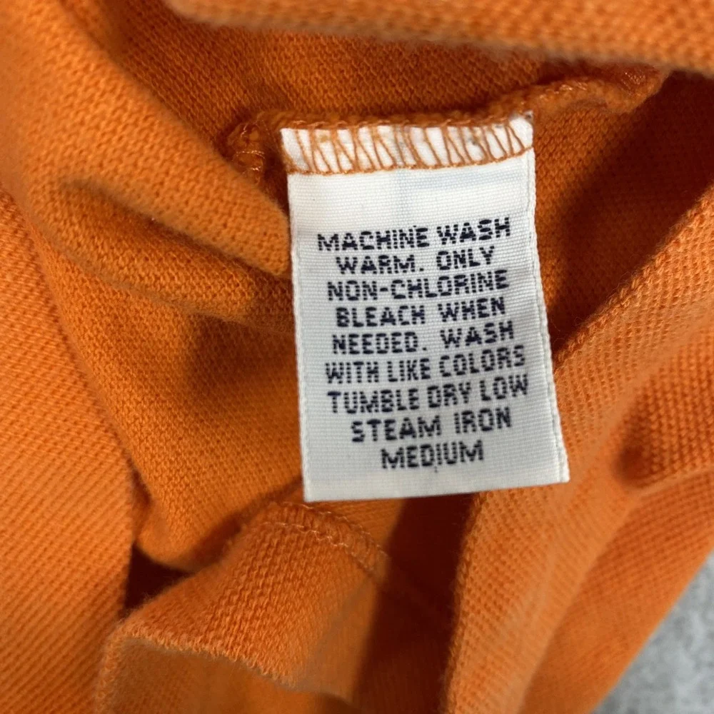 Polo Ralph Lauren Polo Shirt Mens XL Orange Short Sleeve Cotton Pique Pony Logo